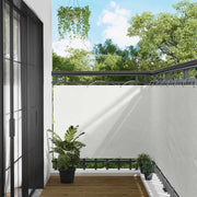 Balcony ekran Bijeli 110 x 600 cm Oxford tkanina