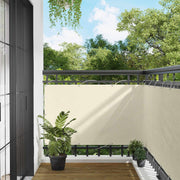 Balcony ekran Krema 100 x 800 cm Oxford tkanina