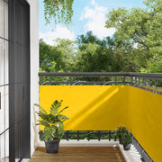 Balcony ekran Žuta 75 x 200 cm PU prekriveni oksford alu