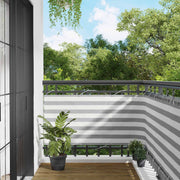 Balcony ekran 75 x 300 cm PU prekriveni oksford alu