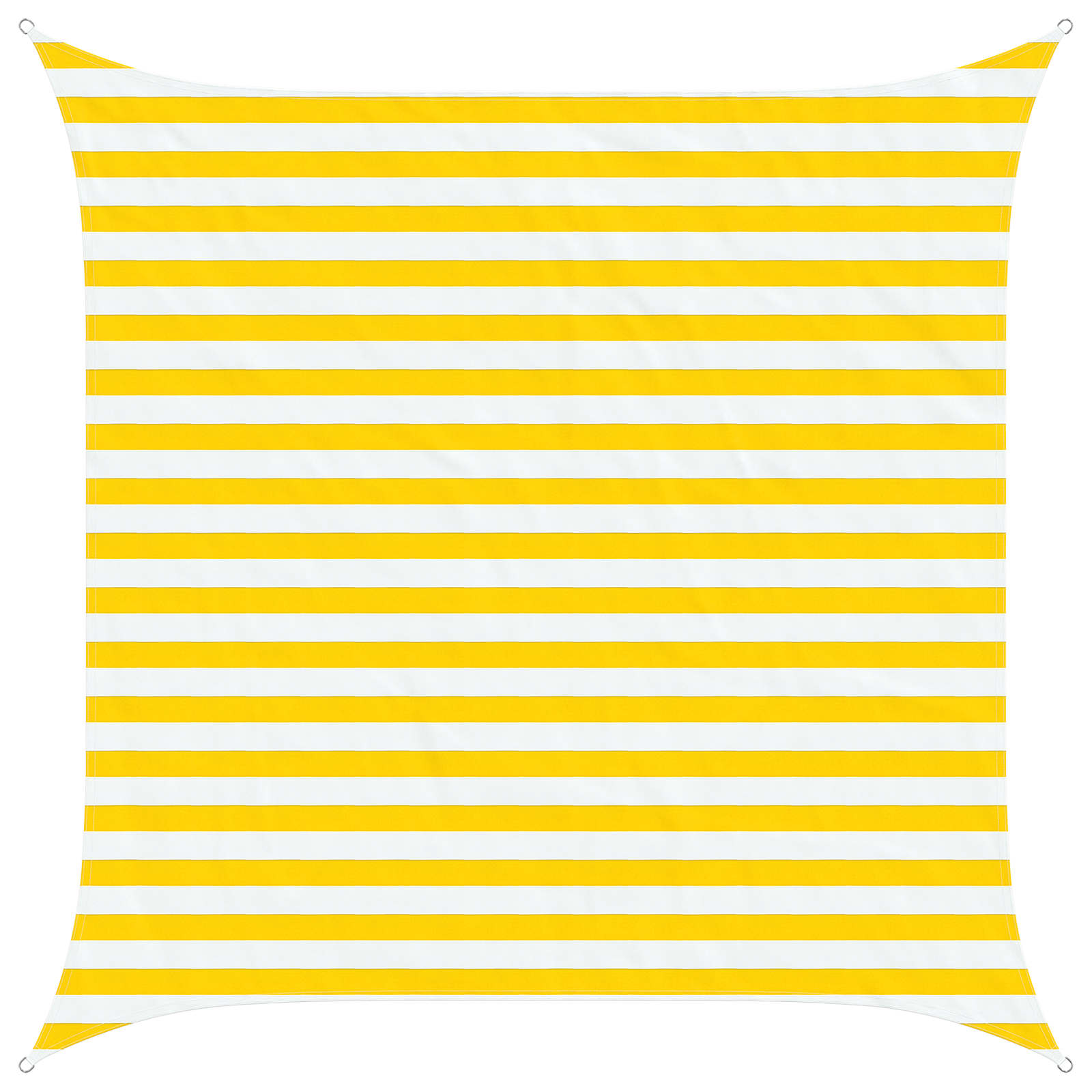 Jedro za sunce Žuta i bijela 2,5 x 2,5 m 100% poliester Oxford