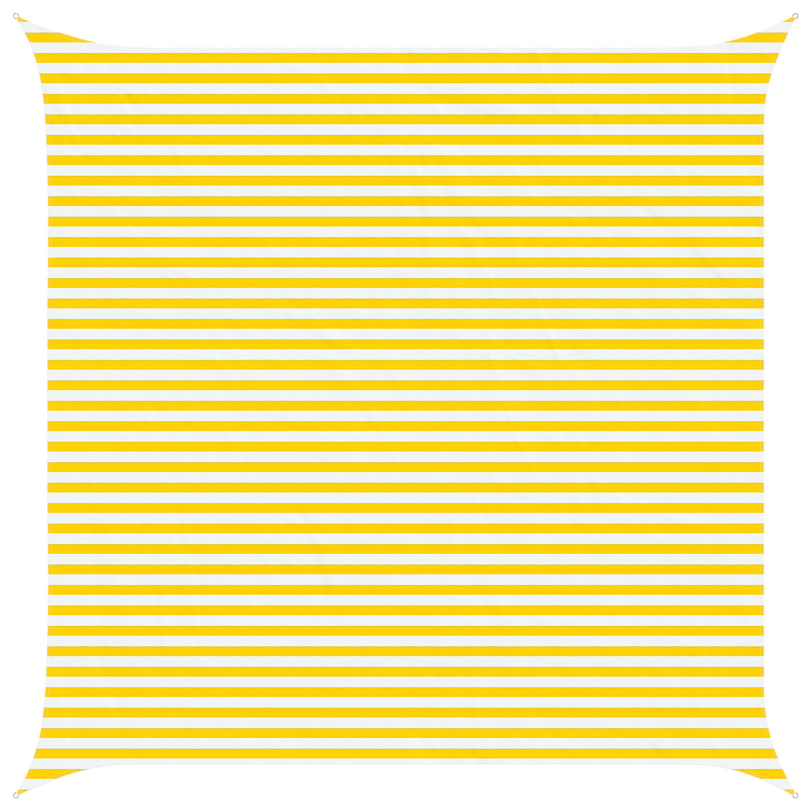 Jedro za sunce Žuta i bijela 5 x 5 m 100% poliester Oxford