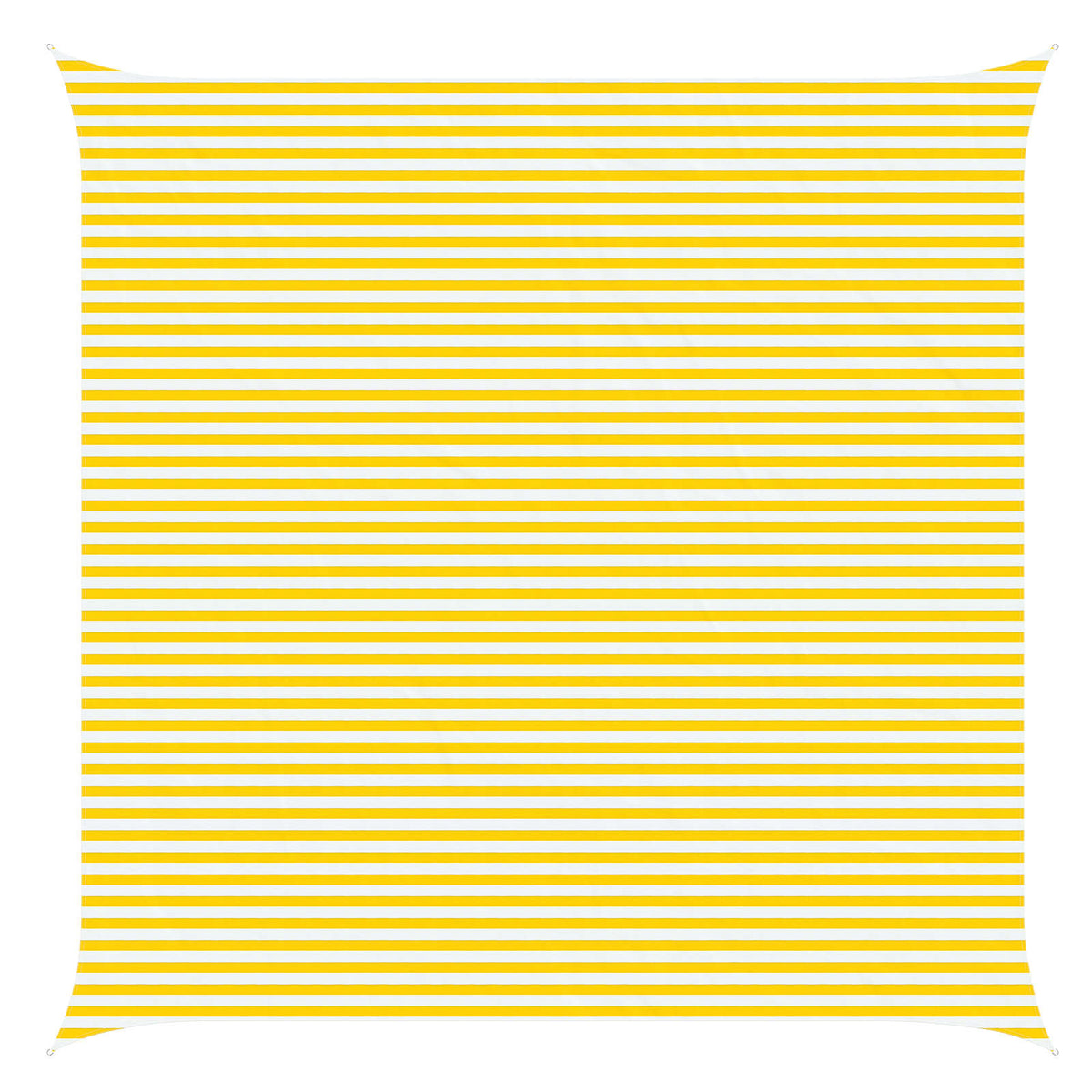 Jedro za sunce Žuta i bijela 6 x 6 m 100% poliester Oxford