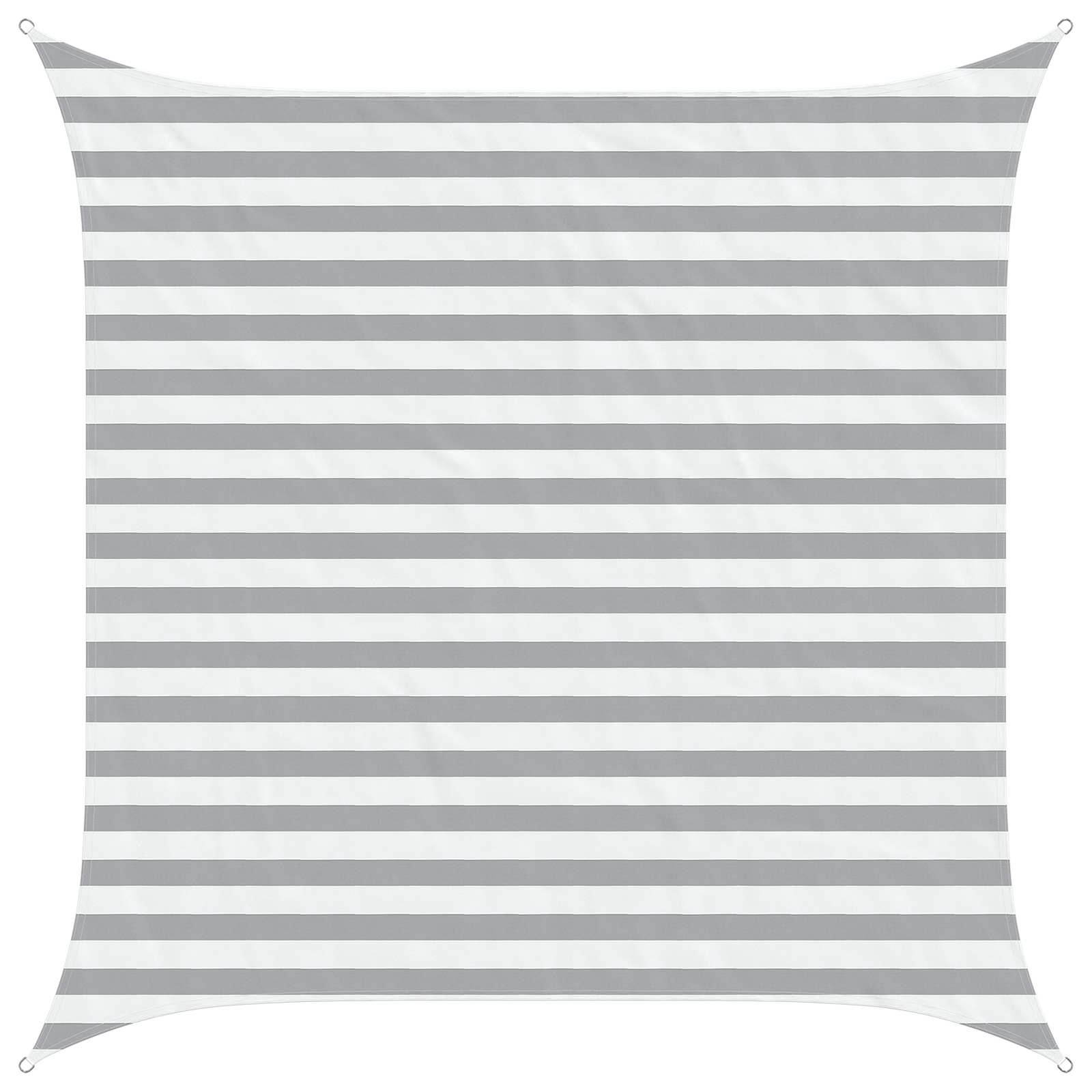 Jedro za sunce Svijetlo siva i bijela. 2,5 x 2,5 m