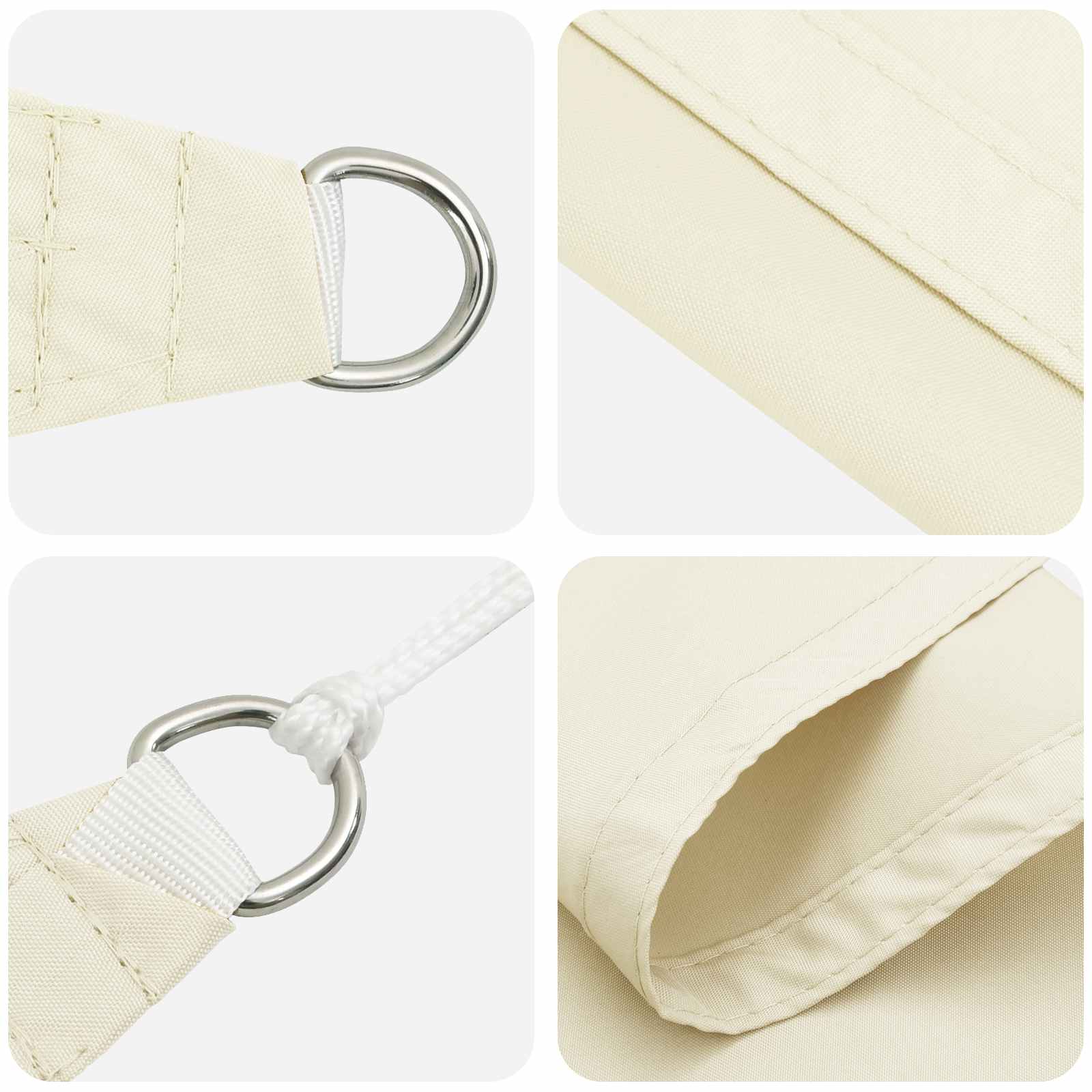 Jedro za sunce Krem 6 x 2 m 100% poliester Oxford