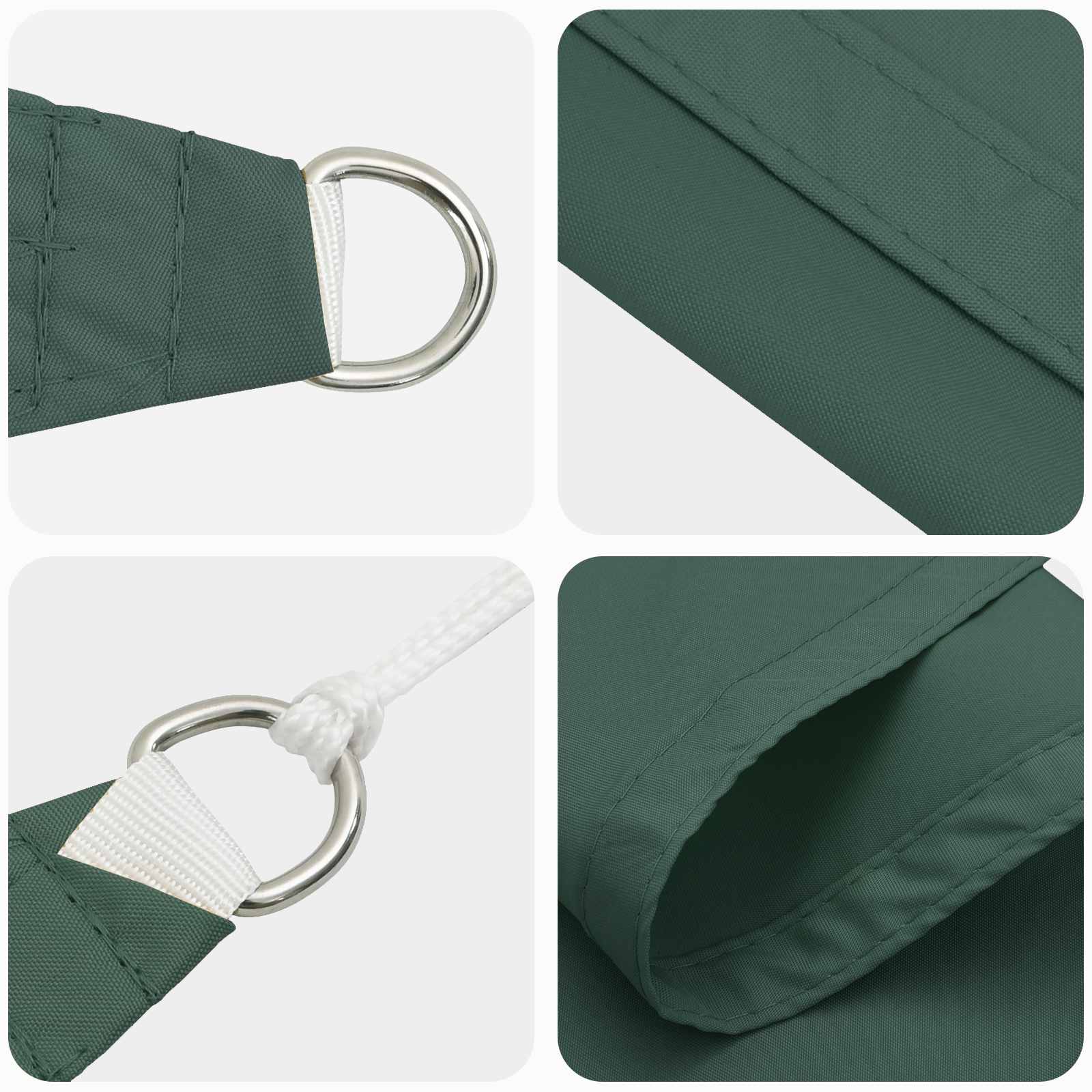Jedro za sunce Tamnozelena 6 x 2,5 m 100% poliester Oxford