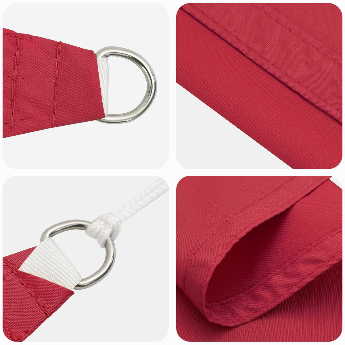 Jedro za sunce Crvena 6 x 2 m 100% poliester Oxford