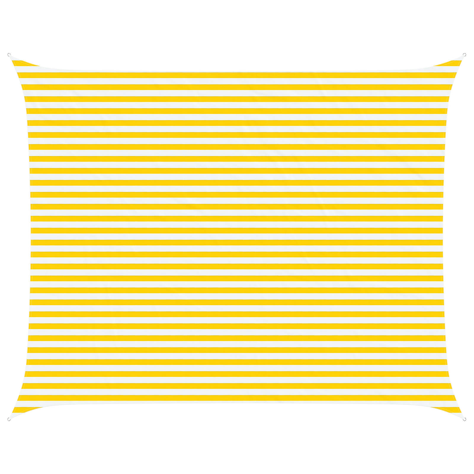 Jedro za sunce Žuta i bijela 5 x 4 m 100% poliester Oxford
