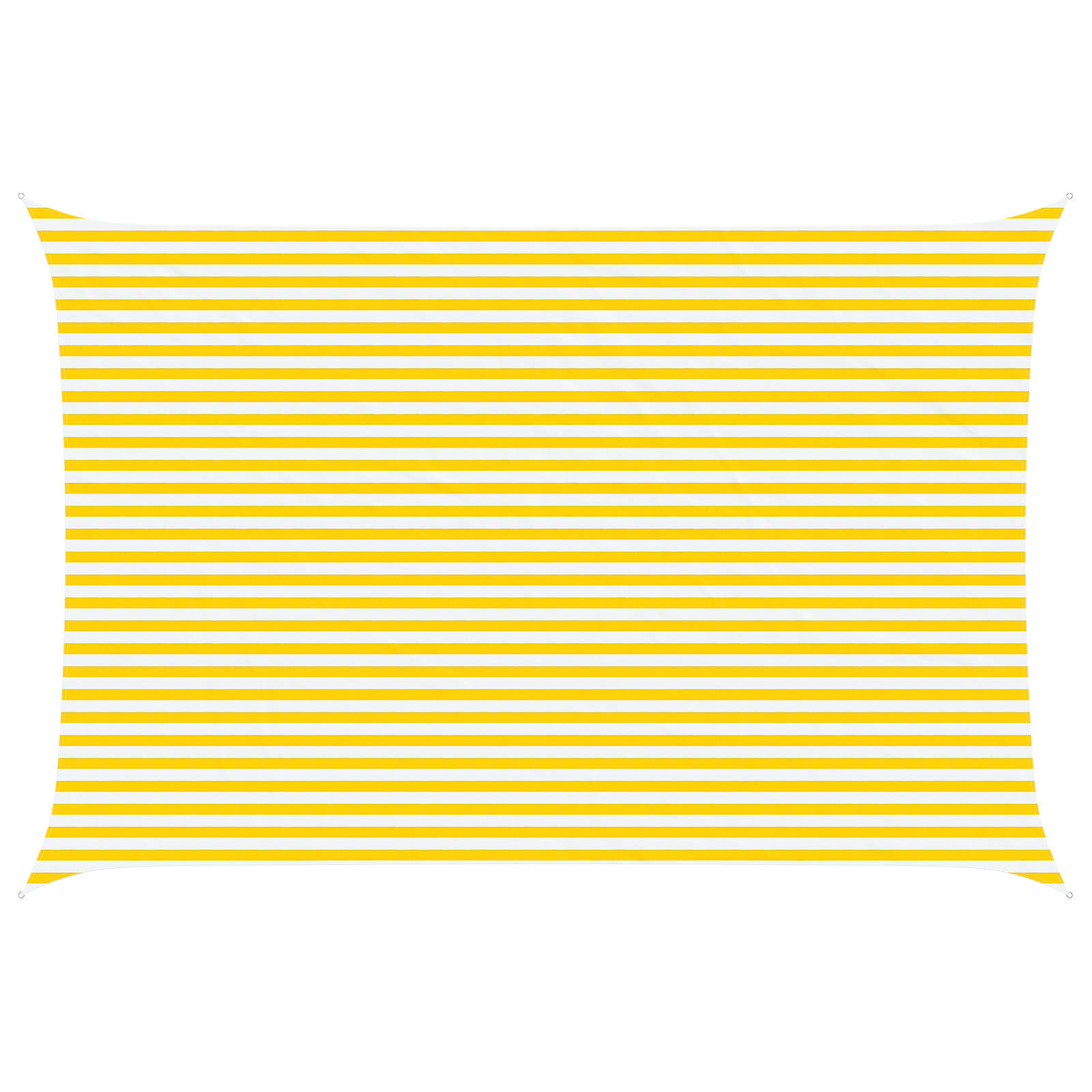 Jedro za sunce Žuta i bijela 6 x 4 m 100% poliester Oxford