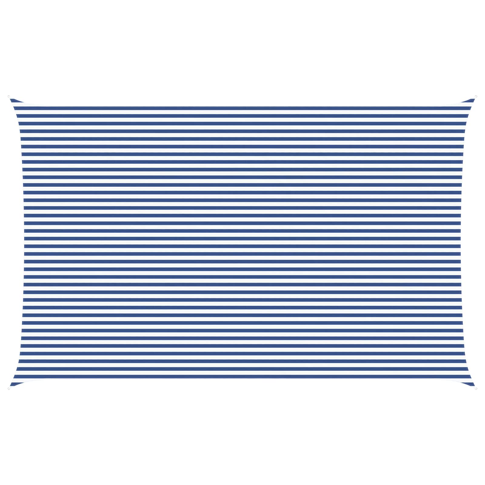 Jedro za sunce Plava i bijela 8 x 5 m 100% poliester Oxford