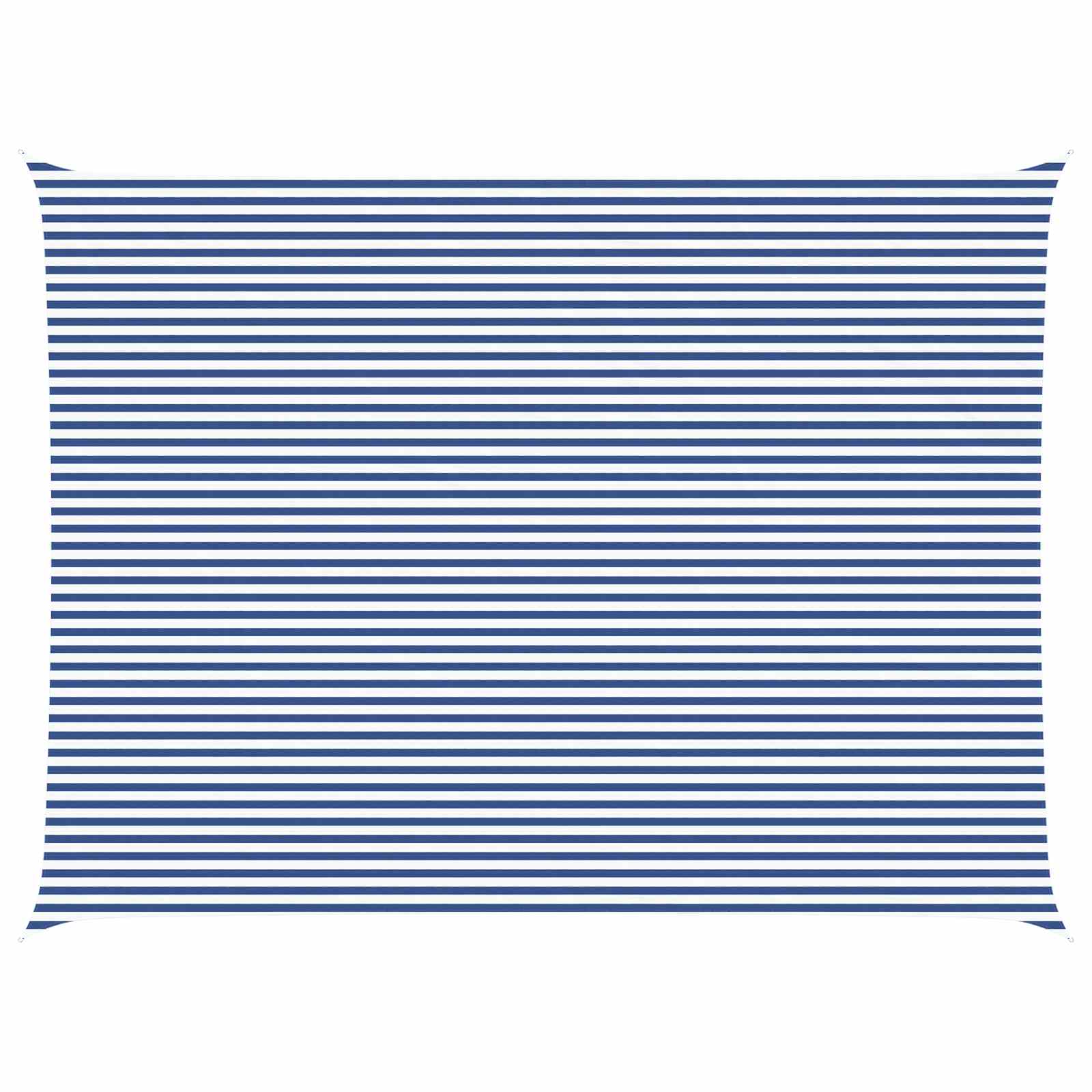 Jedro za sunce Plava i bijela 8 x 6 m 100% poliester Oxford