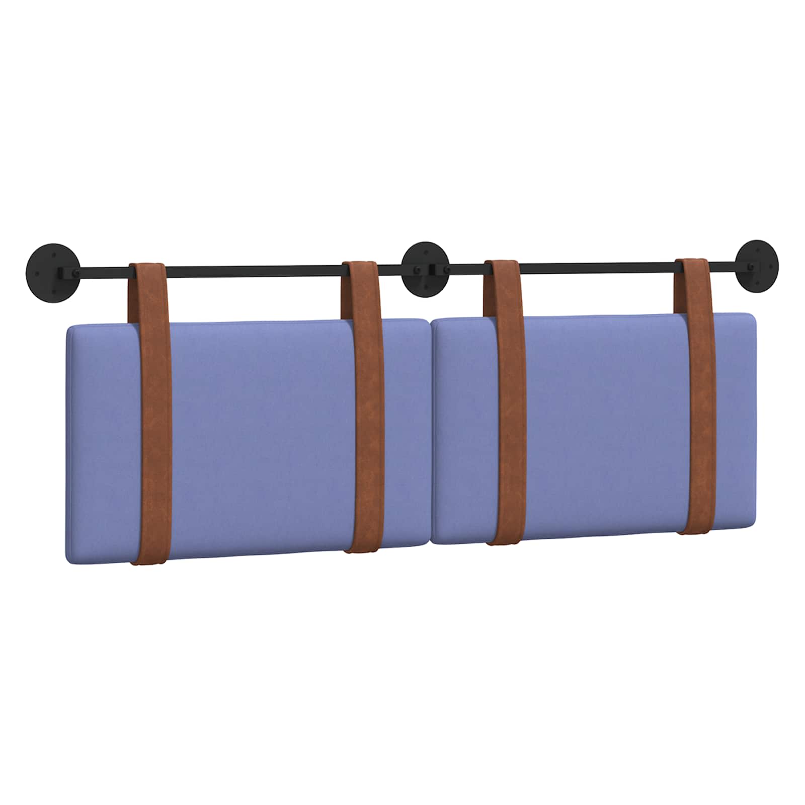 Držeće uzglavlje Zidne Traper plava 130 x 55 x 5 cm Antikni PU