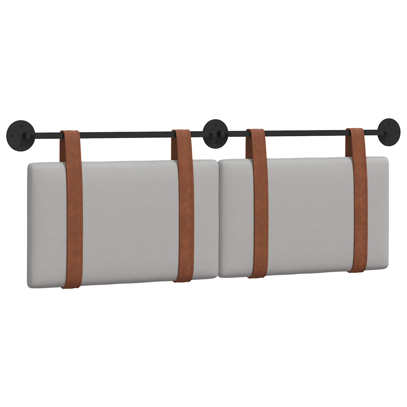 Držeće uzglavlje Zidne Oblačnosiva 150 x 55 x 5 cm Antikni PU