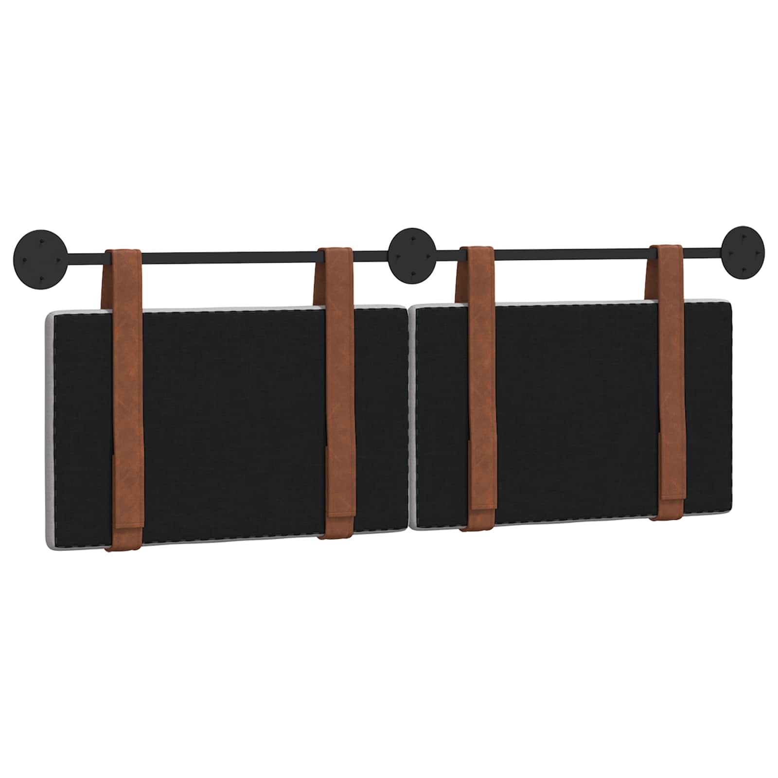 Držeće uzglavlje Zidne Oblačnosiva 150 x 55 x 5 cm Antikni PU
