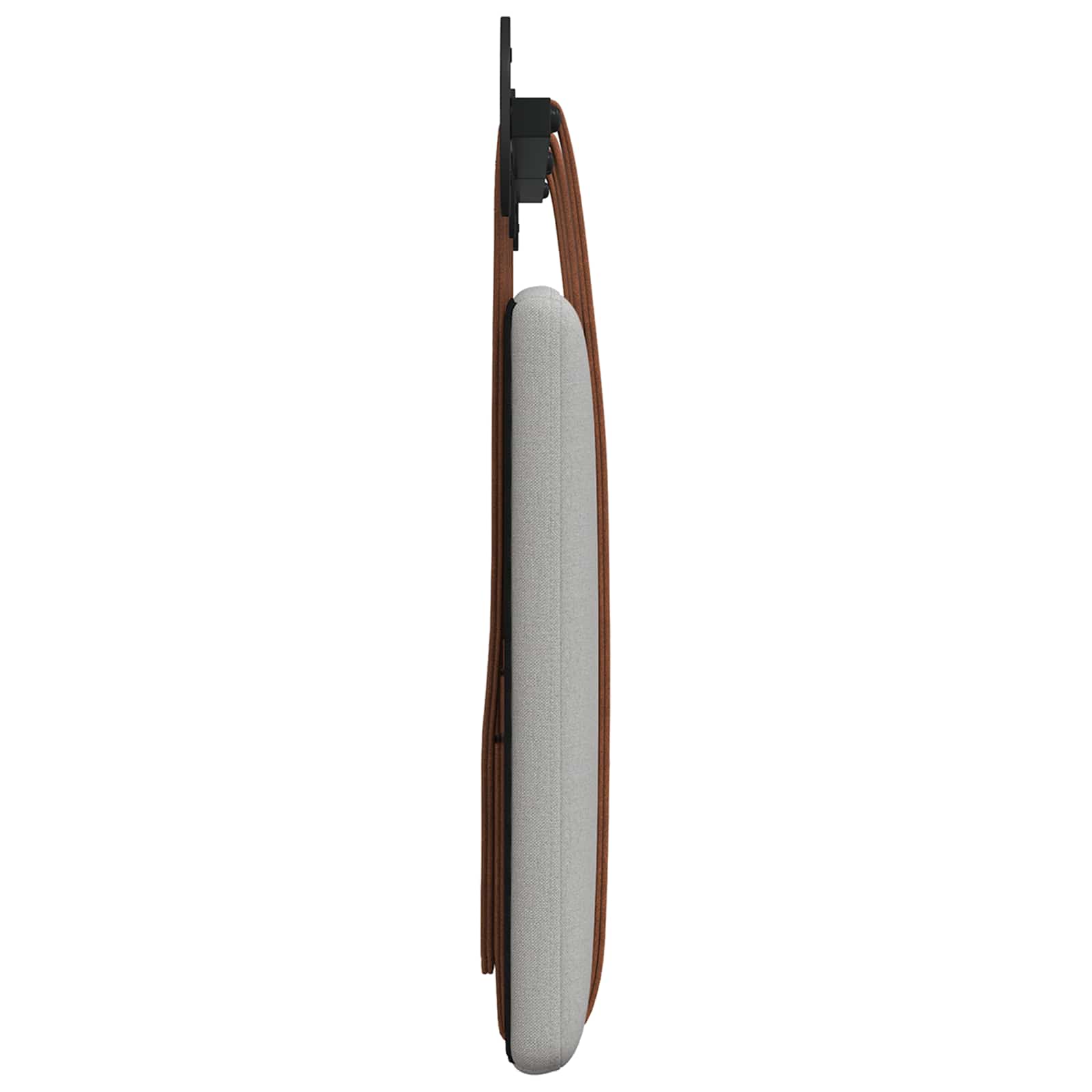 Držeće uzglavlje Zidne Oblačnosiva 150 x 55 x 5 cm Antikni PU