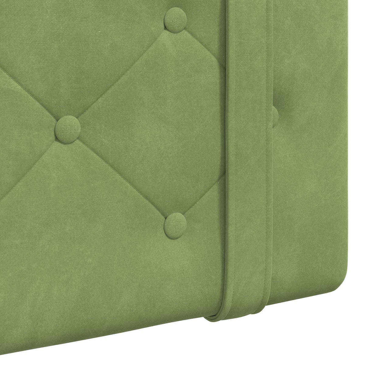 Viseće uzglavlje kreveta Svijetlo zelena Baršun