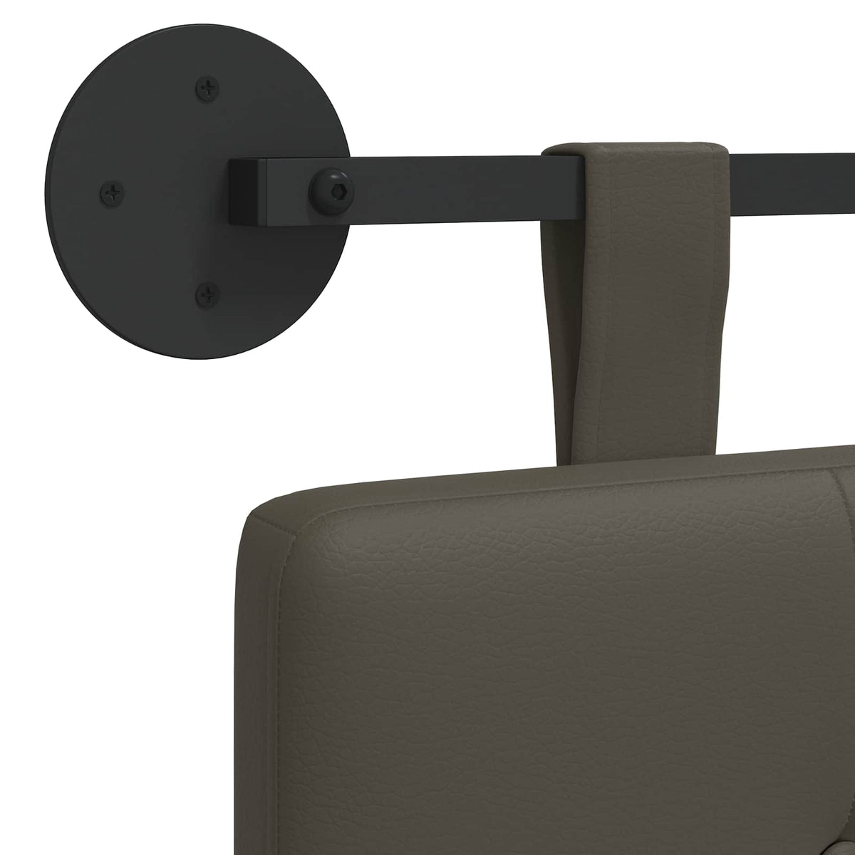 Viseće uzglavlje kreveta Sivi Umjetna koža