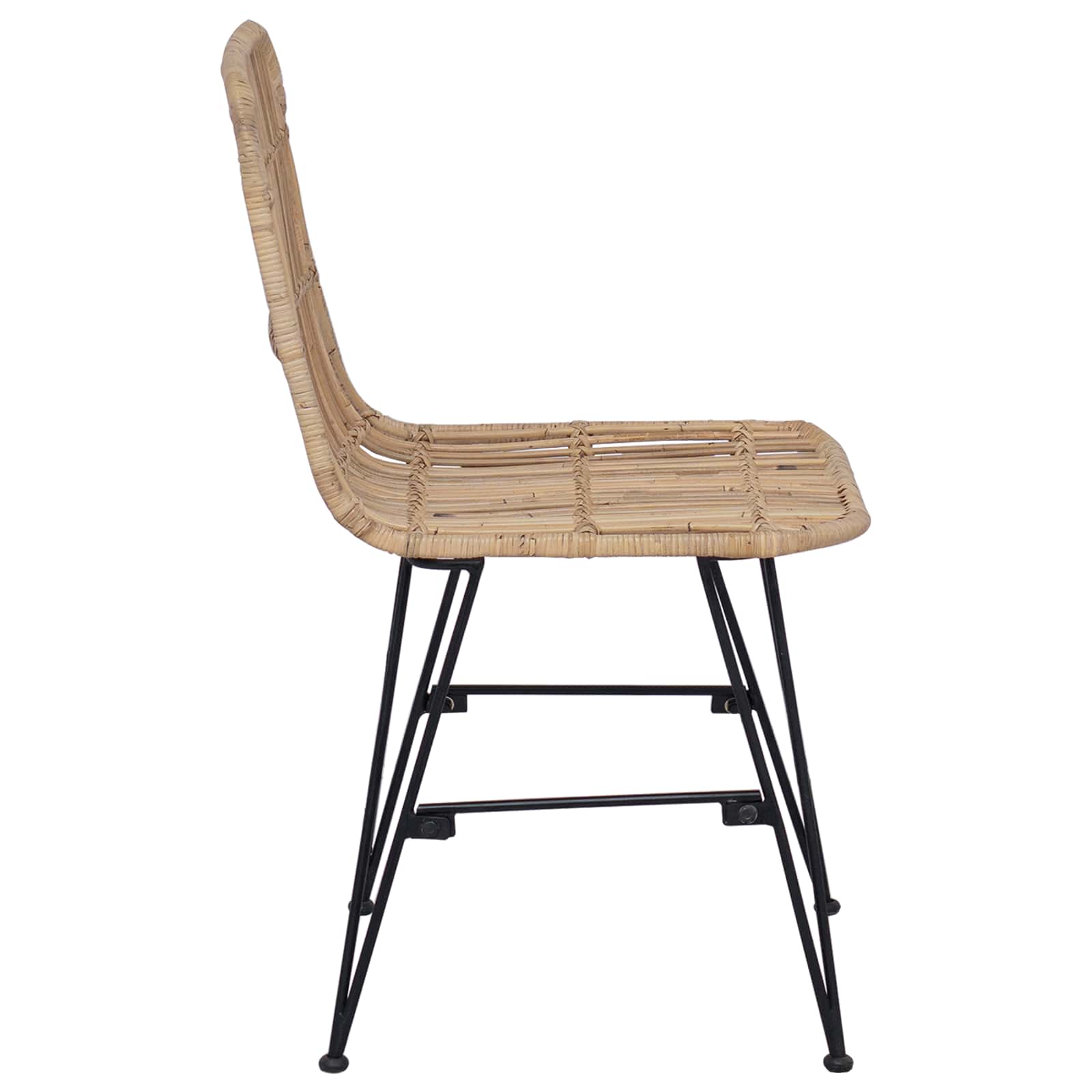 Stolica za blagovanje 2 pcs Prirodna 41 x 55 x 85 cm
