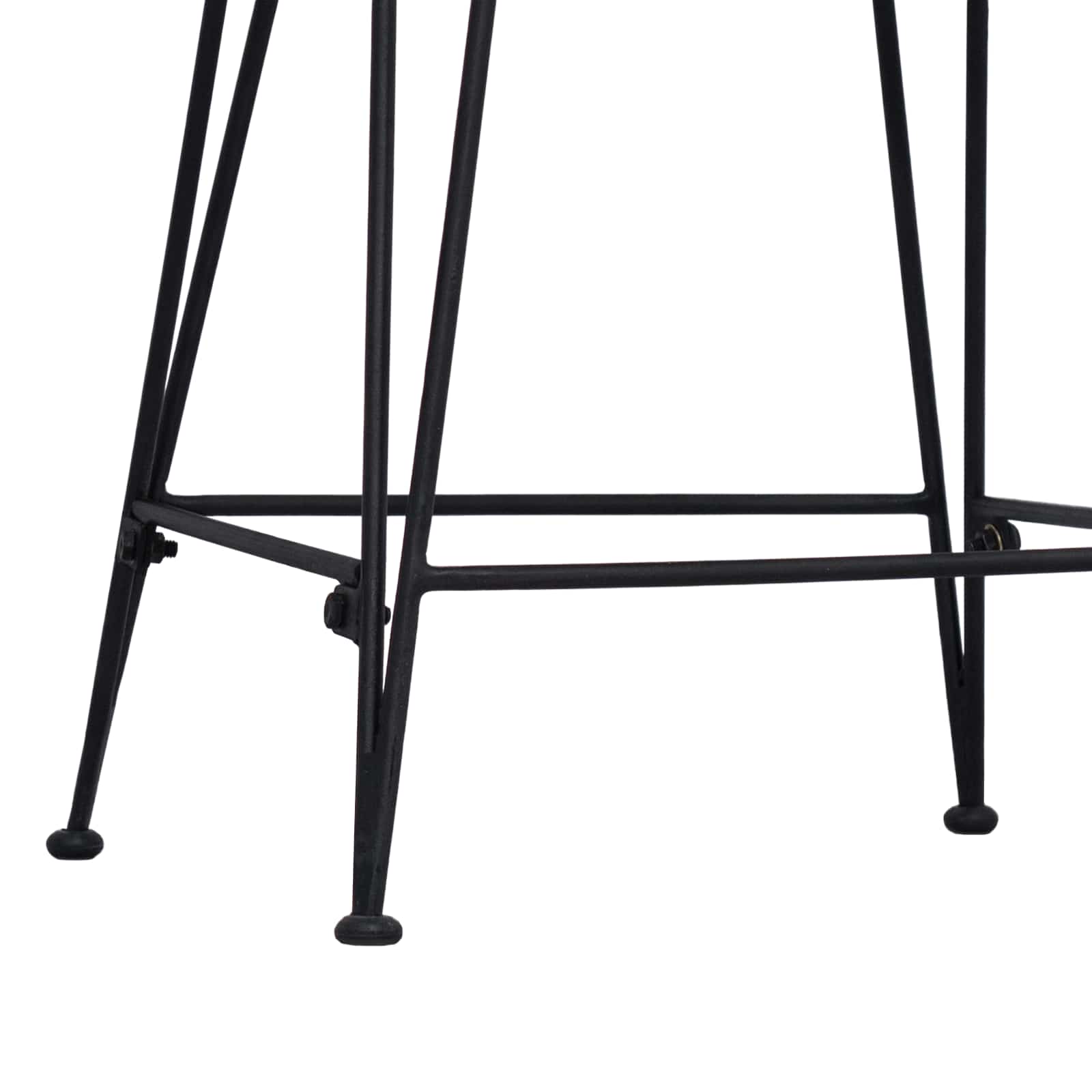 Barska stolica 2 pcs Crna 44 x 54 x 96 cm Ratan i Čelik