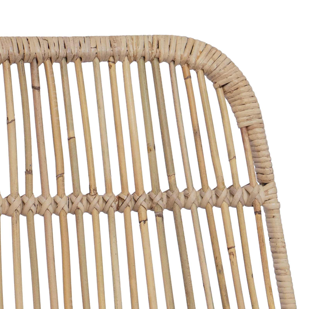 Barska stolica 2 pcs Prirodna 44 x 55 x 109 cm Ratan i Čelik