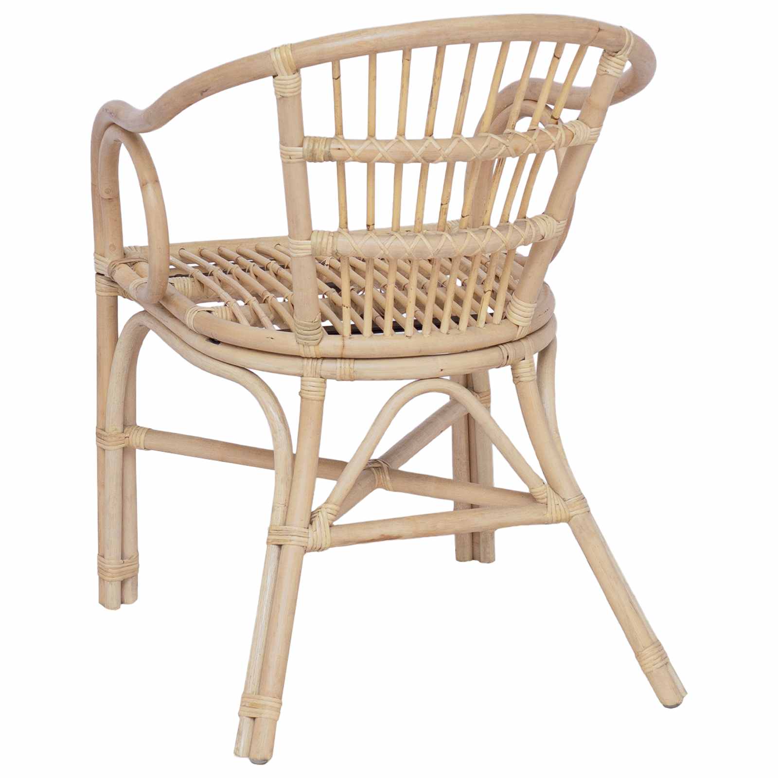 Stolica koja se može slagati Prirodna 58 x 60 x 81 cm Ratan