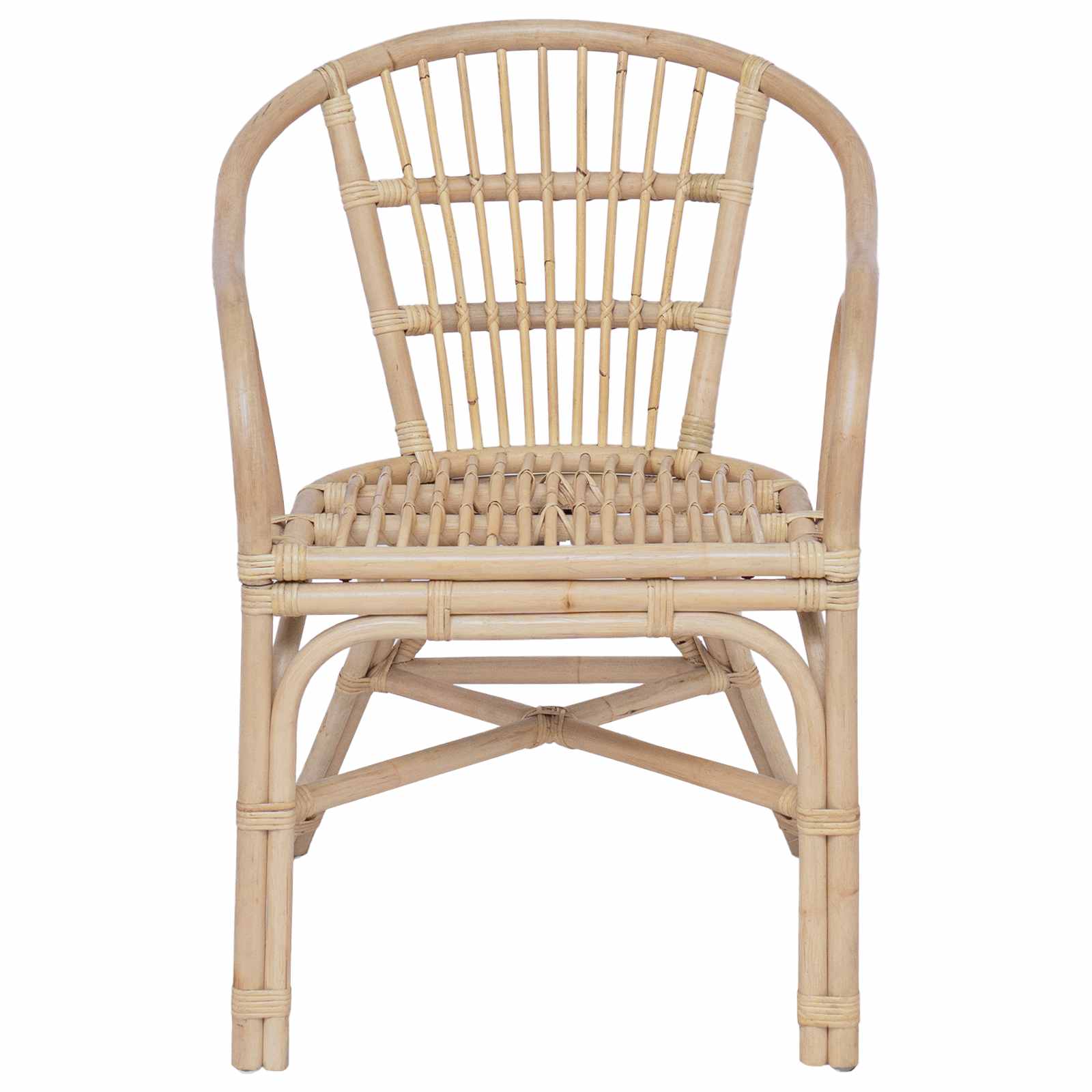 Stolica koja se može slagati Prirodna 58 x 60 x 81 cm Ratan
