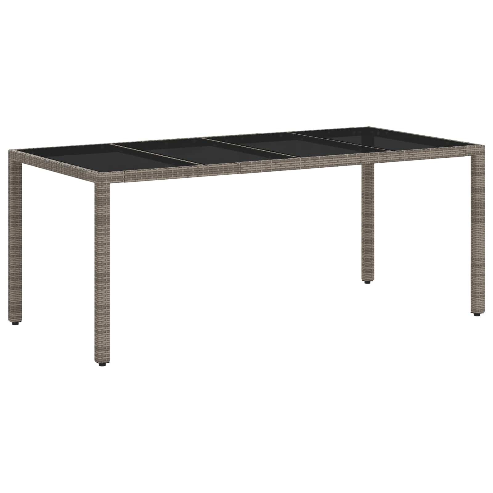 Vanjski set za objedovanje 9 pcs Svijetlo siva i tamno siva