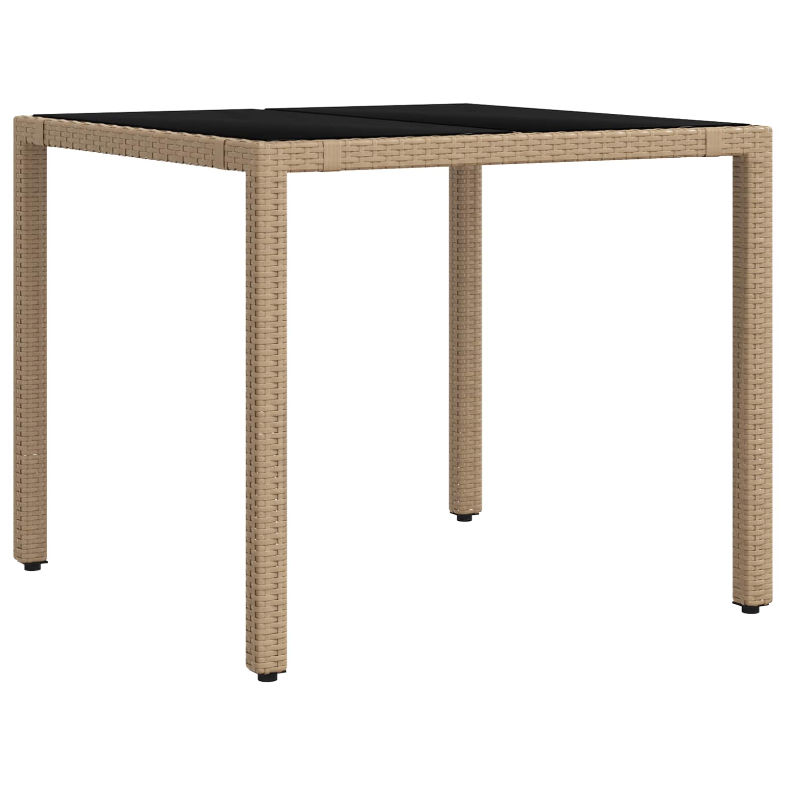 Vanjski set za objedovanje 3 pcs Bež i krem bijela