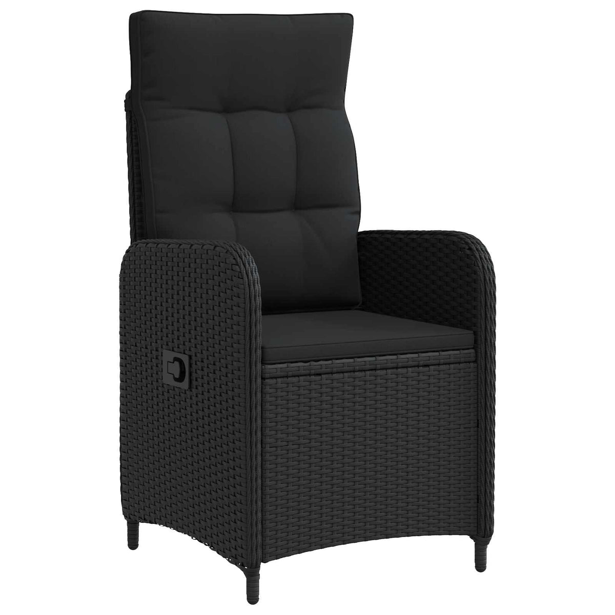 Set lounge namještaja za vrt 3 kom. Crna