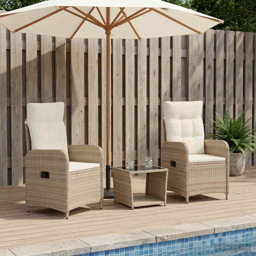 Set lounge namještaja za vrt 2 kom.
