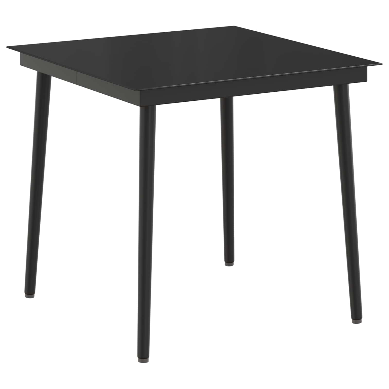 Set stolića za sofu s jastukom 5 pcs Crna i krem-bijela