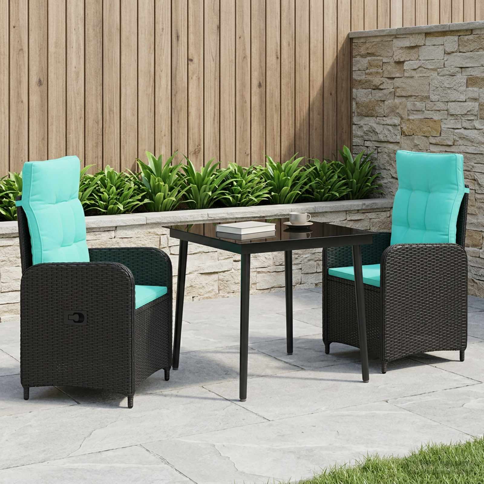 Set stolića za sofu s jastukom s jastukom 3 pcs