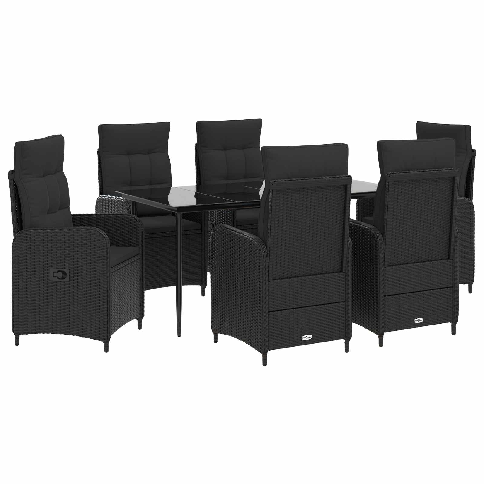 Set stolića za sofu s jastukom s jastukom 7 pcs