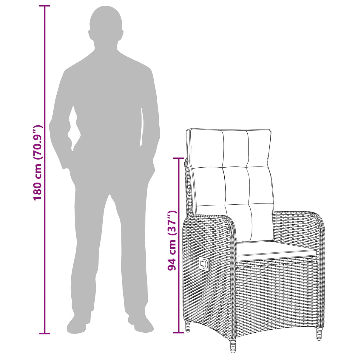 Set stolića za sofu s jastukom 3 pcs Crna i krem-bijela
