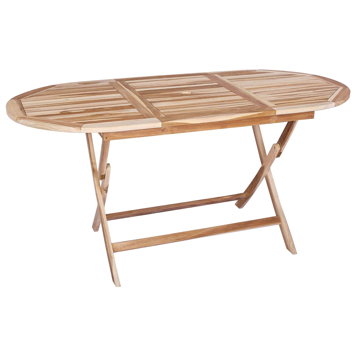 Set vrtnih namještaja 9 kom. Prirodna Čvrsto teak drvo
