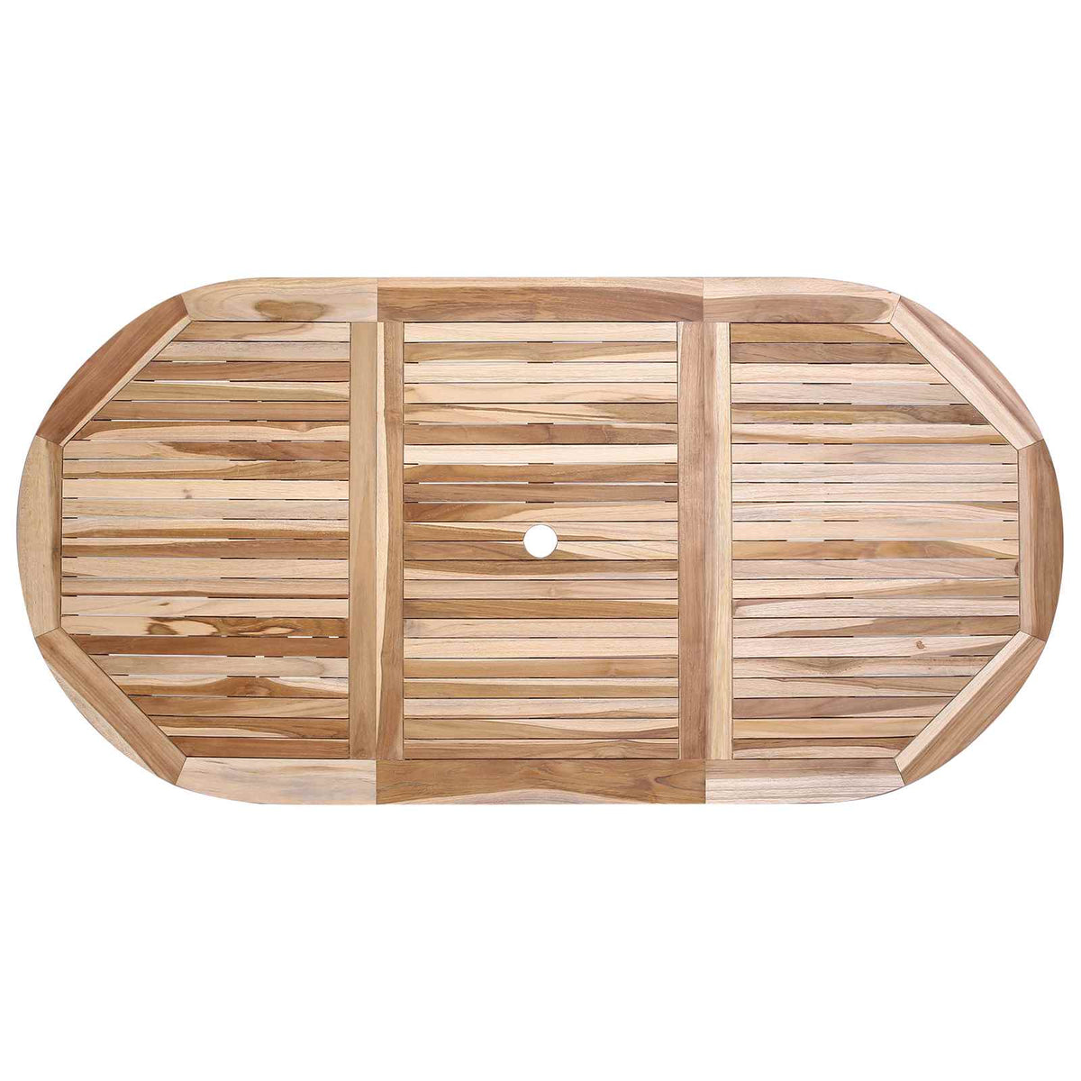 Set vrtnih namještaja 9 kom. Prirodna Čvrsto teak drvo