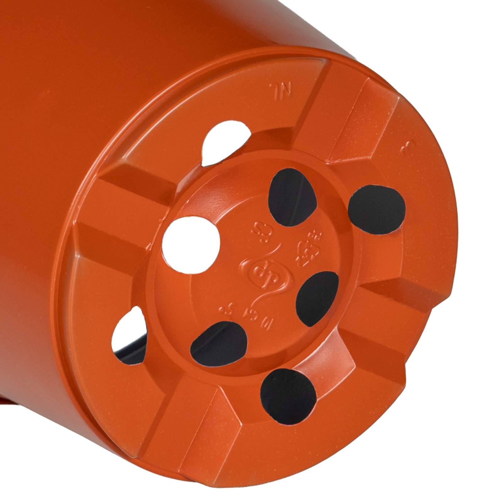 Okrugla saksija za cveće 50 pcs Terakota Ø 10 x 8 cm Plastika