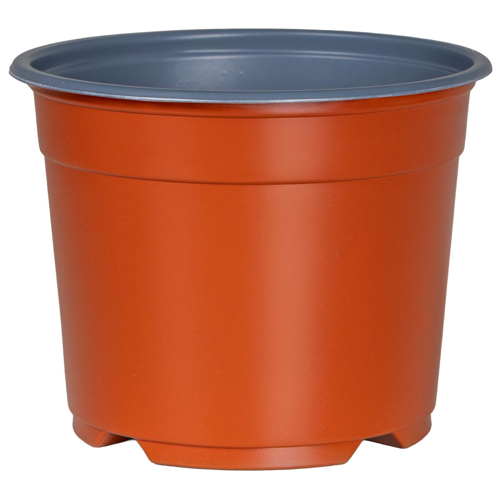 Okrugla saksija za cveće 100 pcs Terakota Ø 10 x 8 cm Plastika
