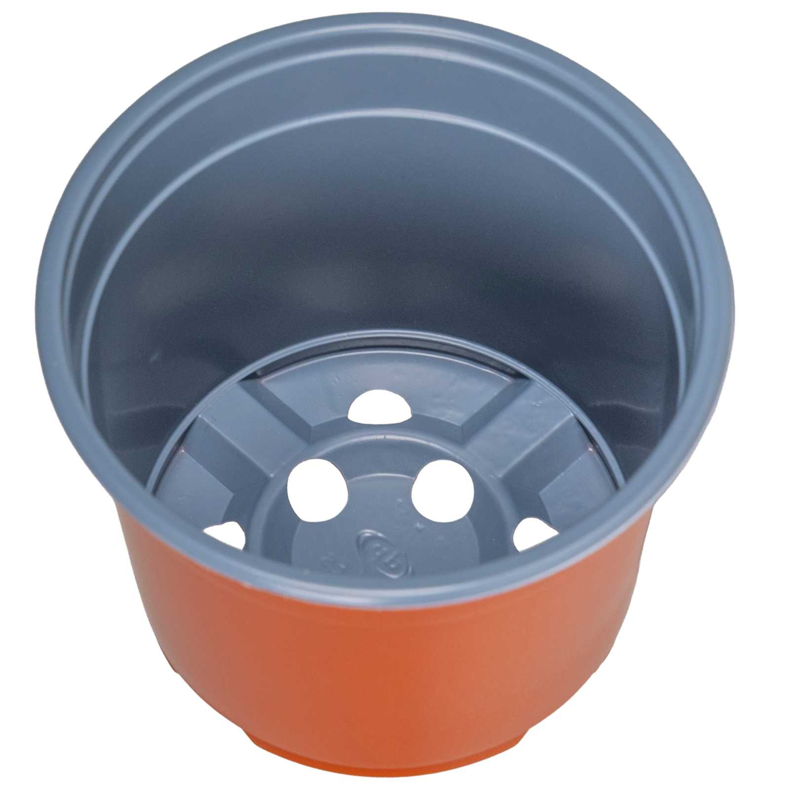Okrugla saksija za cveće 100 pcs Terakota Ø 10 x 8 cm Plastika