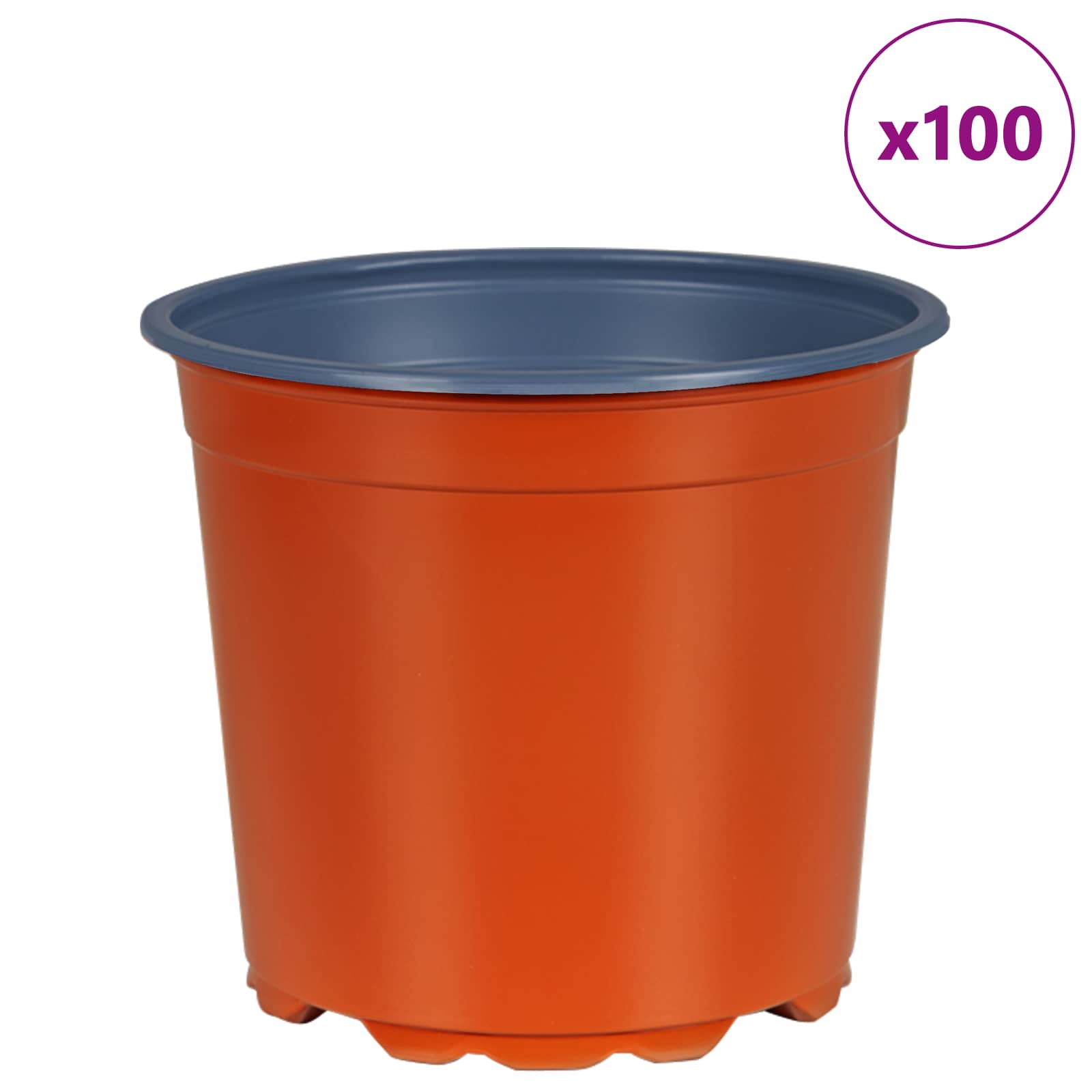 Lonac za cvijeće 100 pcs Terakota Ø 15 x 13 cm Plastika
