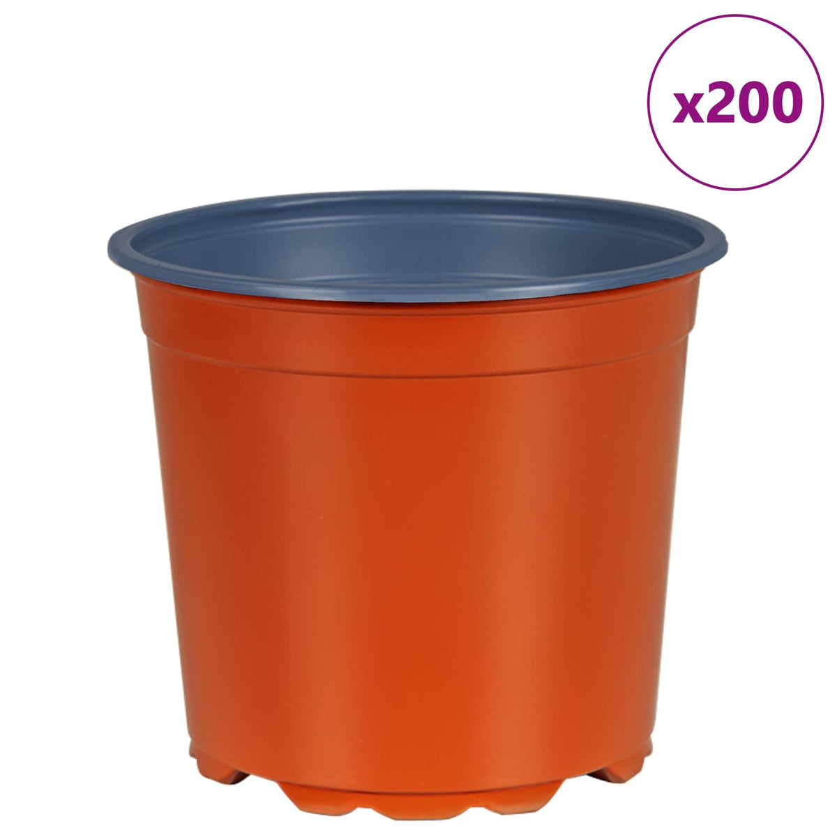 Lonac za cvijeće 200 pcs Terakota Ø 15 x 13 cm Plastika