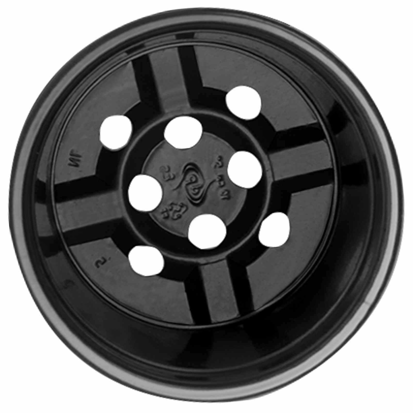 Okrugla saksija za cveće 100 pcs Crna Ø 10 x 8 cm Plastika