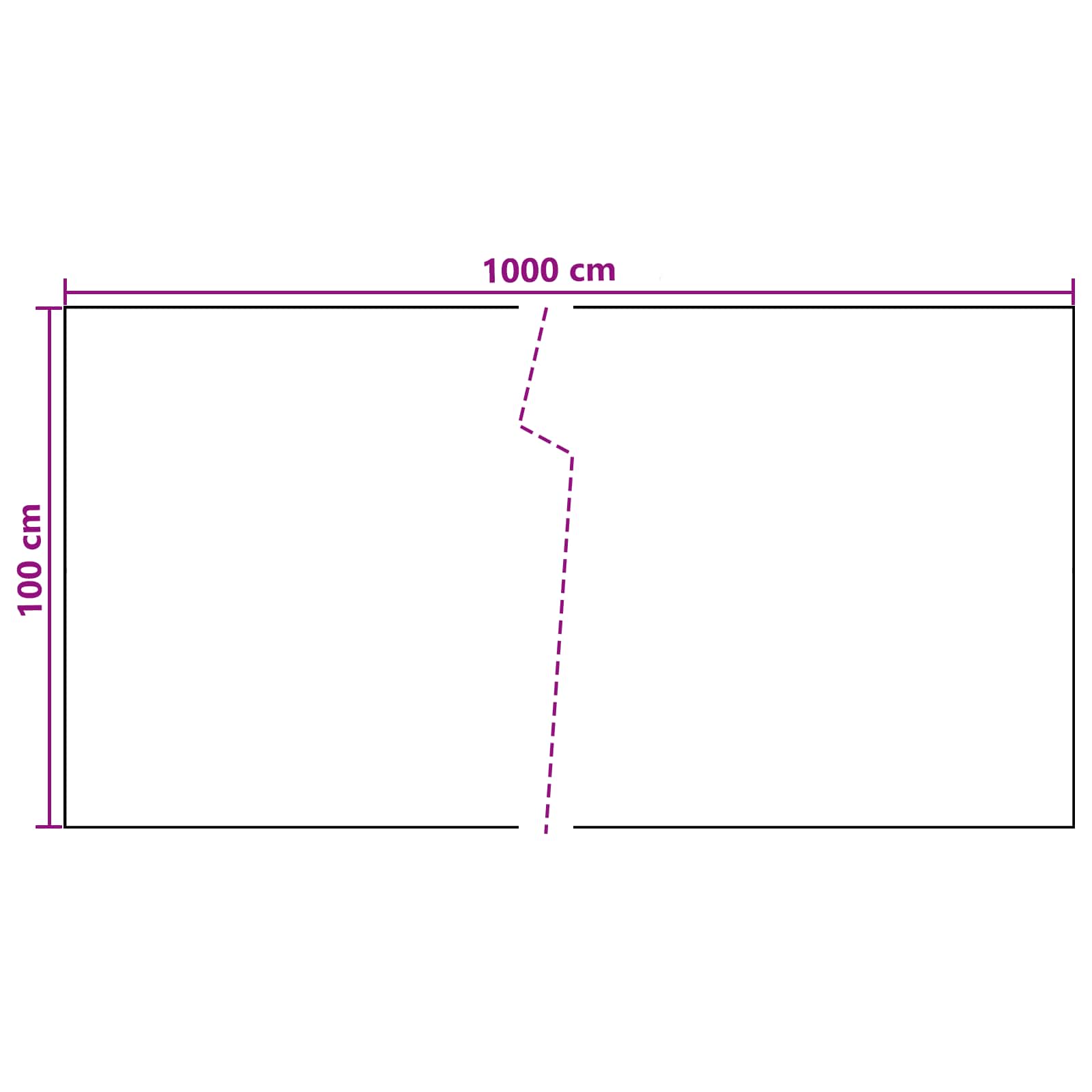 Balcony ekran Tamnosiva 1000 x 100 cm poliratan