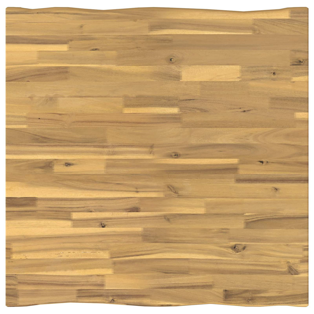 70 x 70 x 75 cm Čvrsto drvo akacije Bijela Četvrtasti