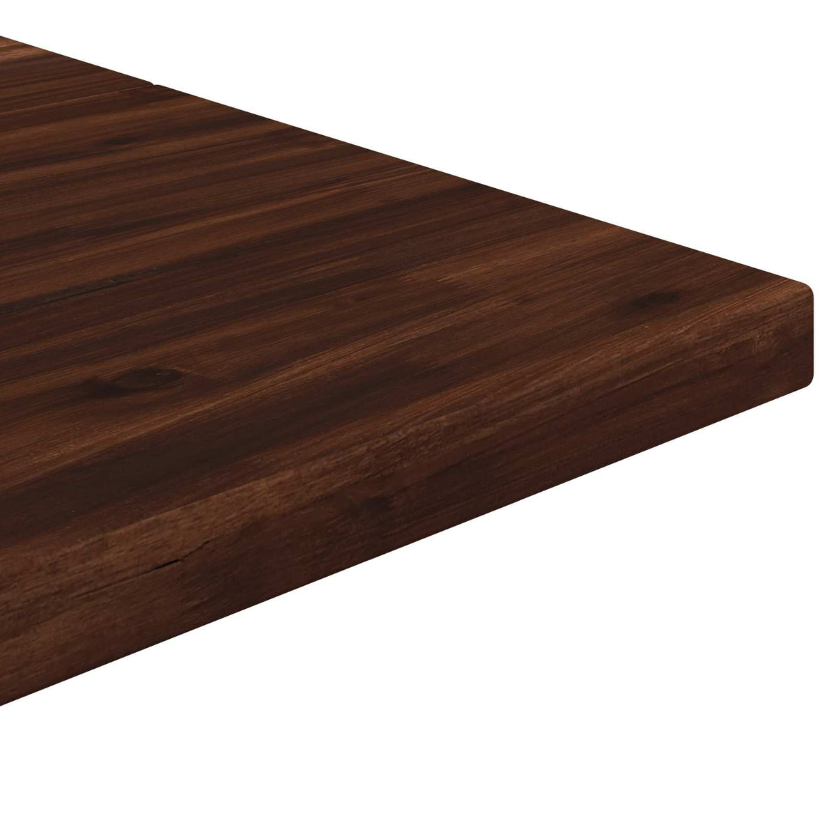 110 x 55 x 75 cm Čvrsto drvo akacije Tamno smeđa i bijela