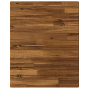 Pravokutni stolni vrh 40 x 40 x 3,5 cm Četvrtasti Prirodna