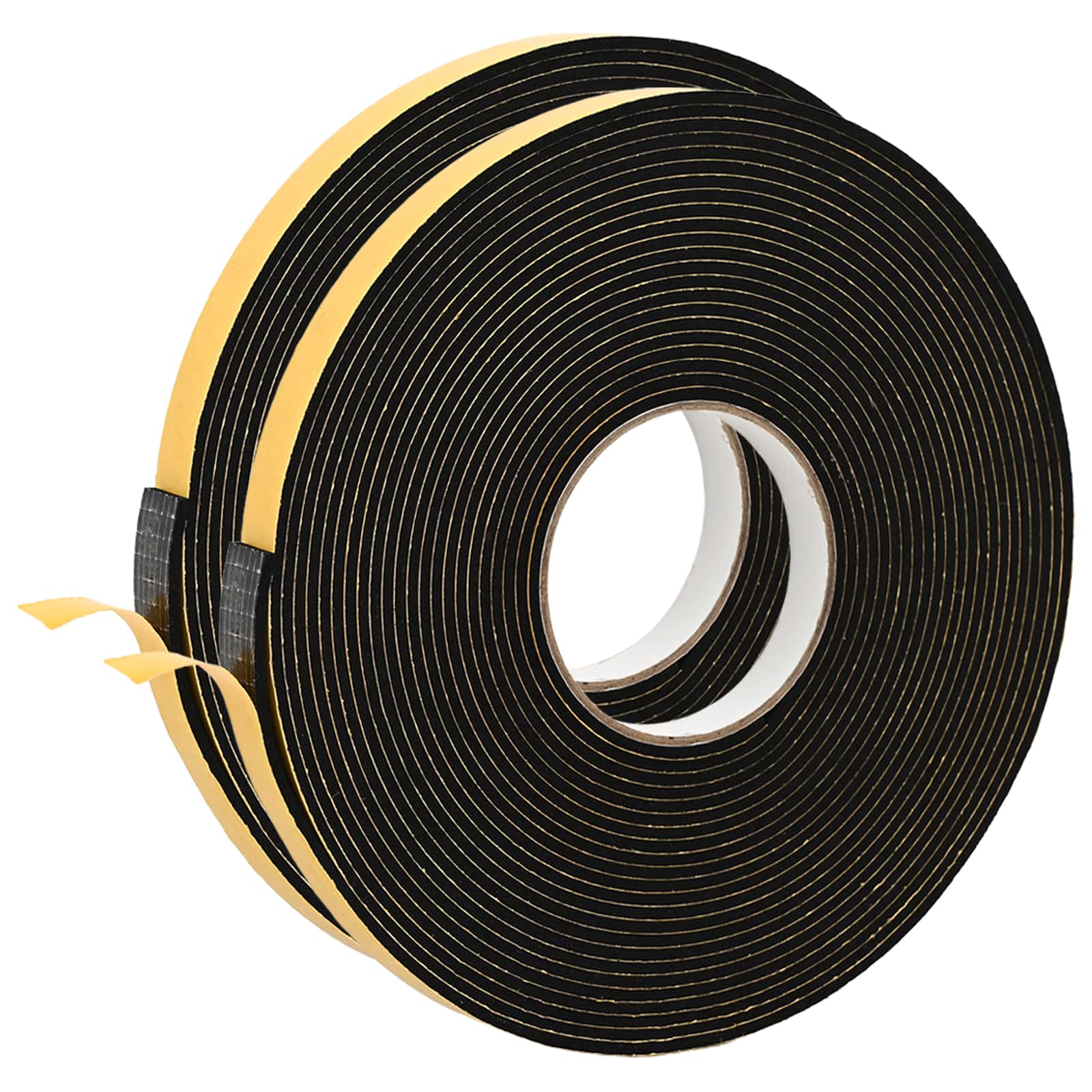 Samoljepljiva pjenasta traka 2 pcs Crna 10mm x 10m CR pjena