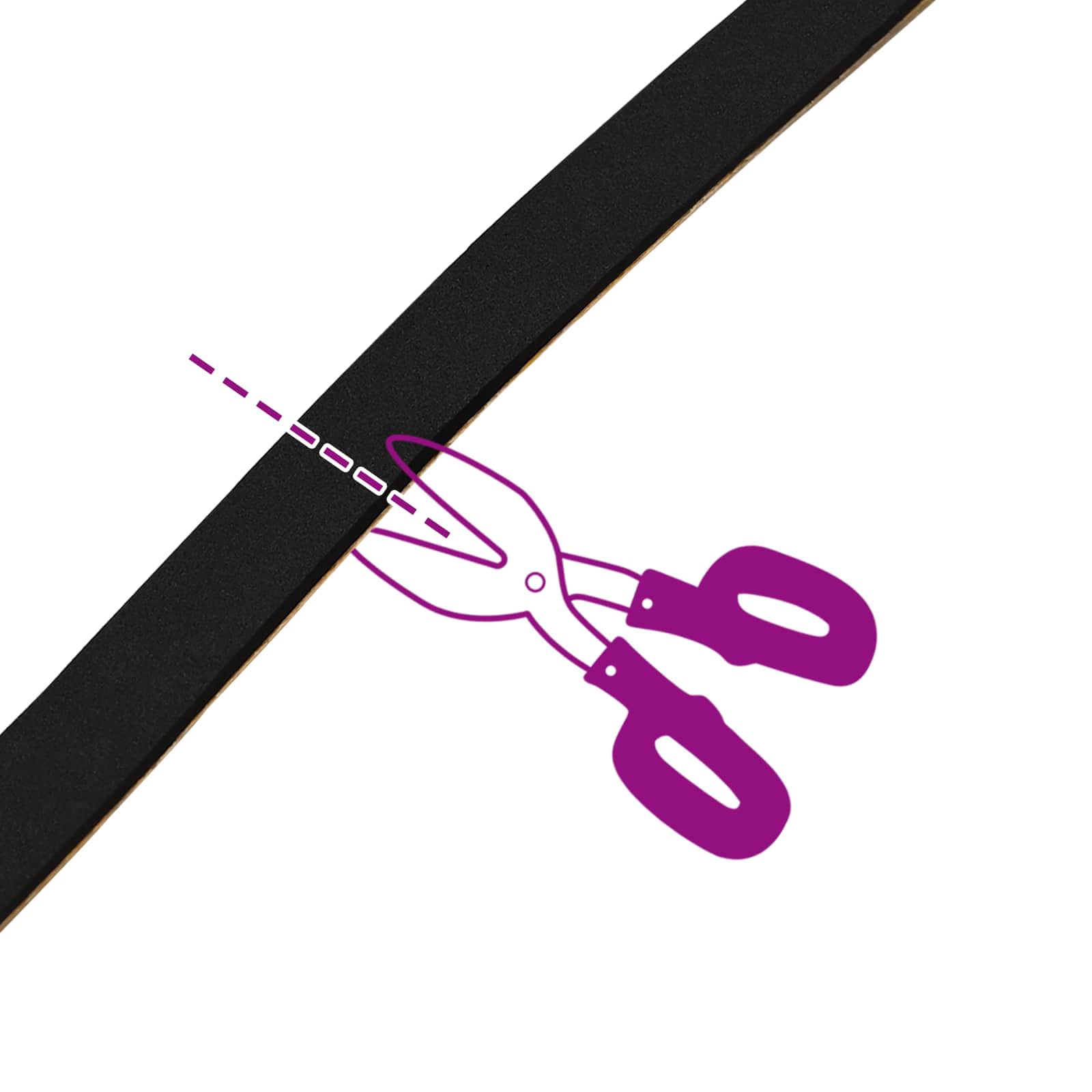 Samoljepljiva pjenasta traka 2 pcs Crna 10mm x 10m CR pjena