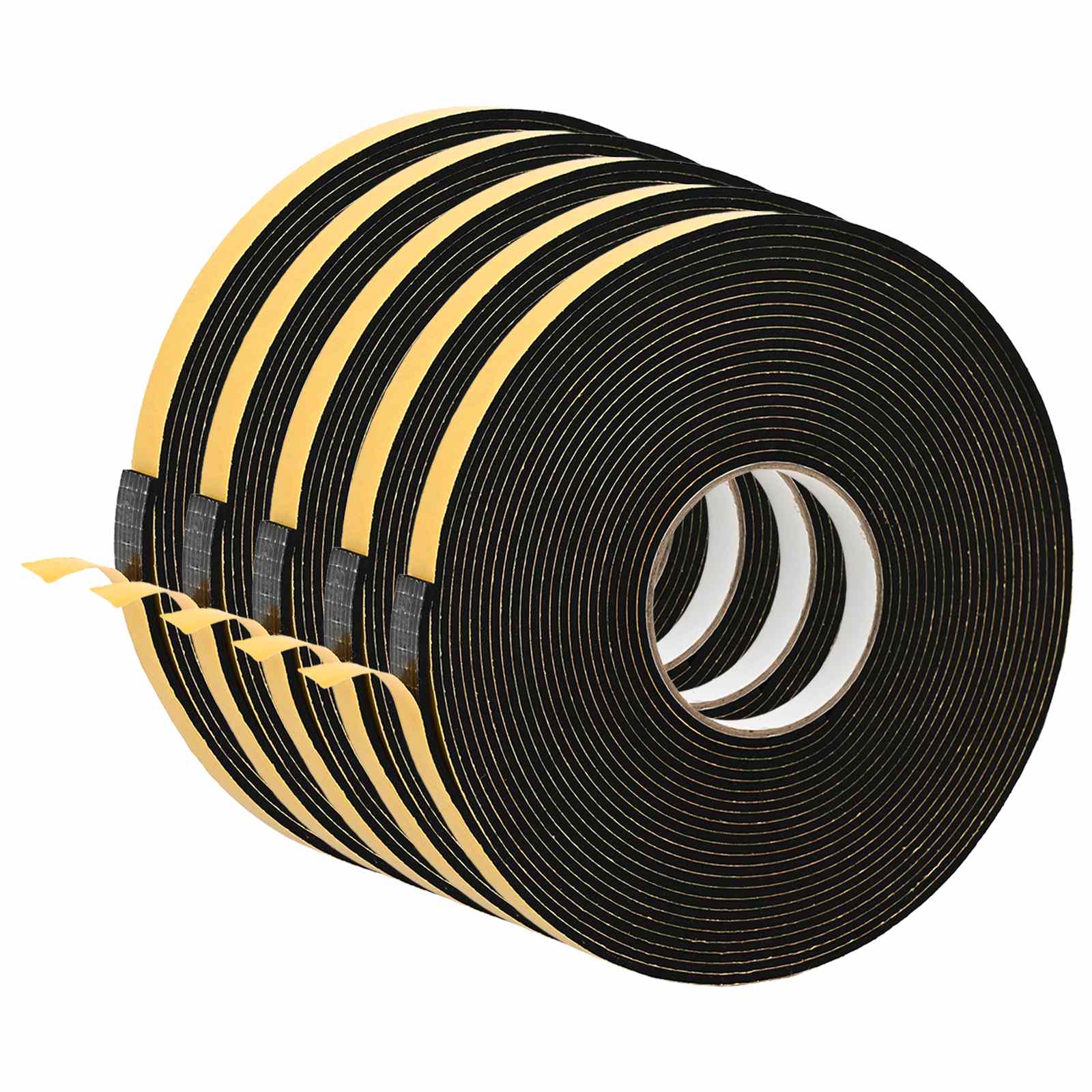 Samoljepljiva pjenasta traka 5 pcs Crna 15mm x 10m CR pjena
