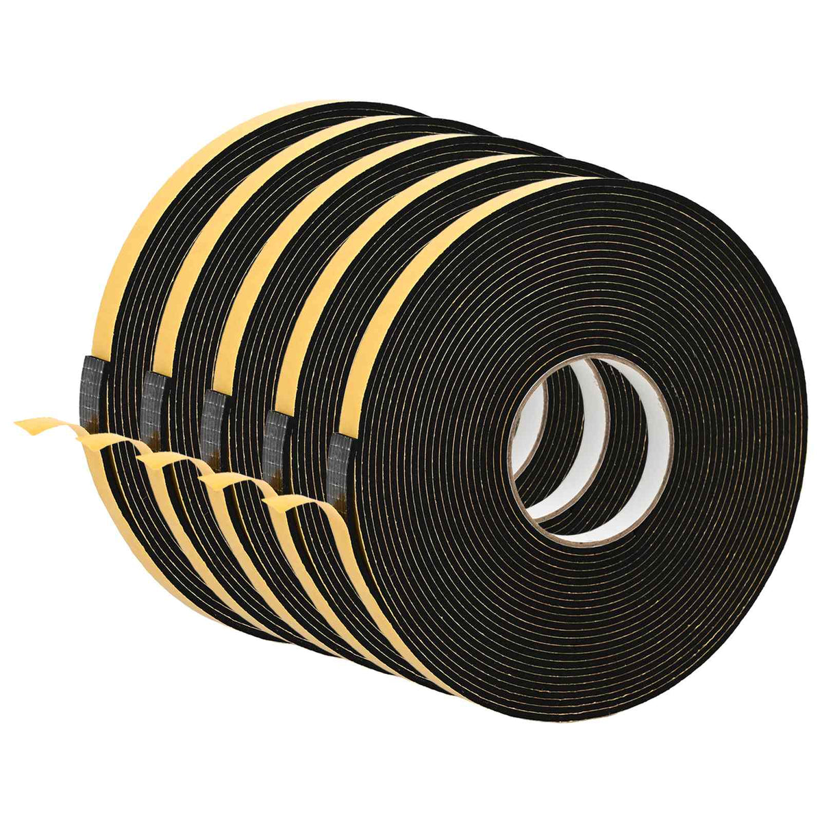 Samoljepljiva pjenasta traka 5 pcs Crna 15mm x 10m CR pjena